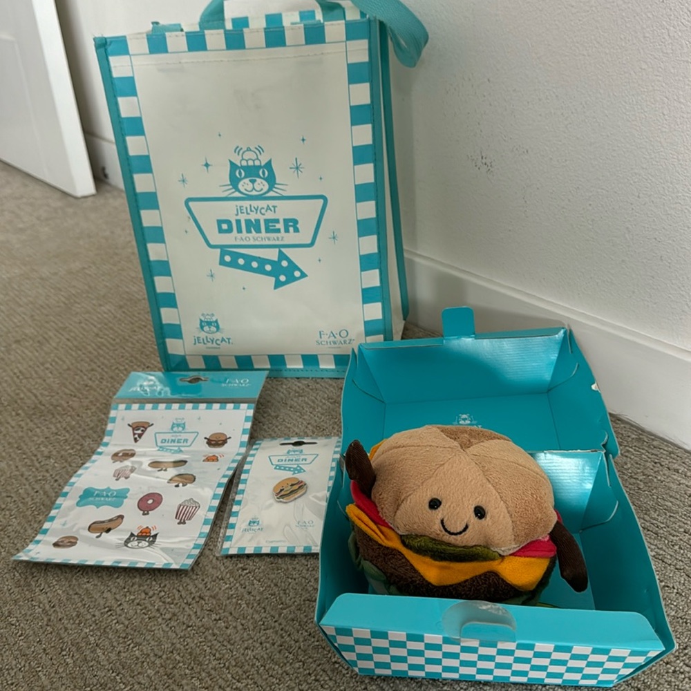 Jellycat FAO Schwartz Burger